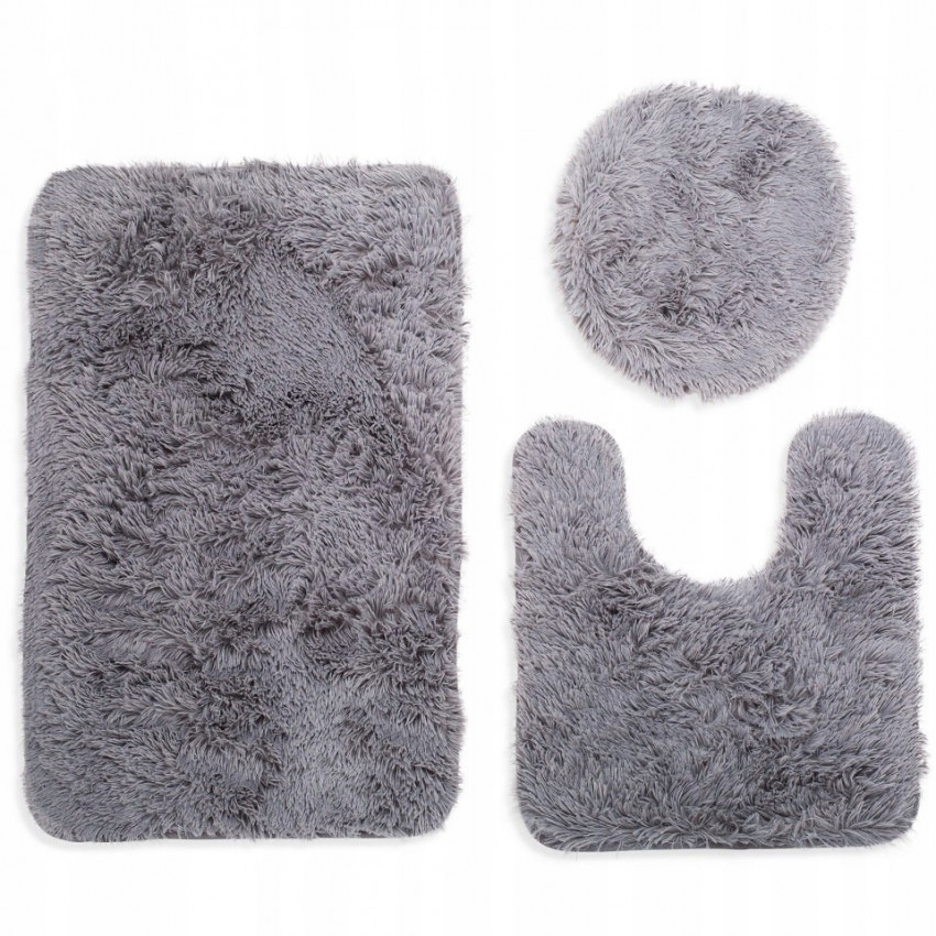 BADEZIMMER MAT SET PLUSH SET 3